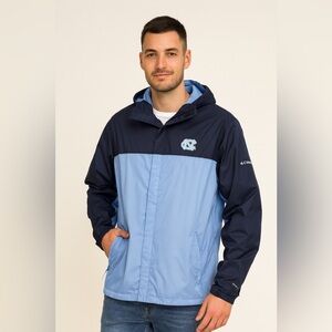 North Carolina Tar Heels UNC Columbia Men's Storm Jacket WT0892 Size XL Like New